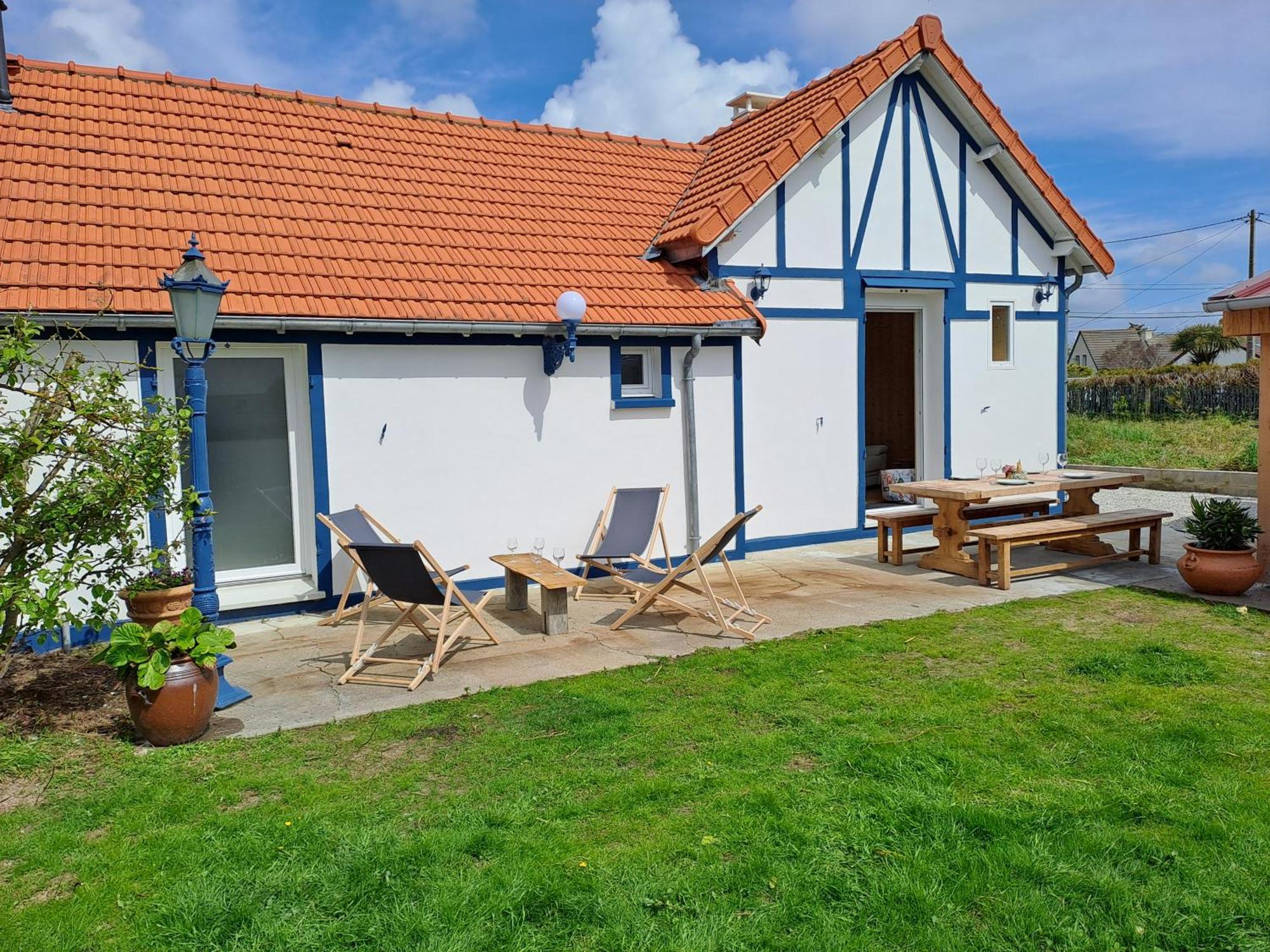 Les Goelettes A 250 M De La Plage Barneville-Carteret Exterior foto